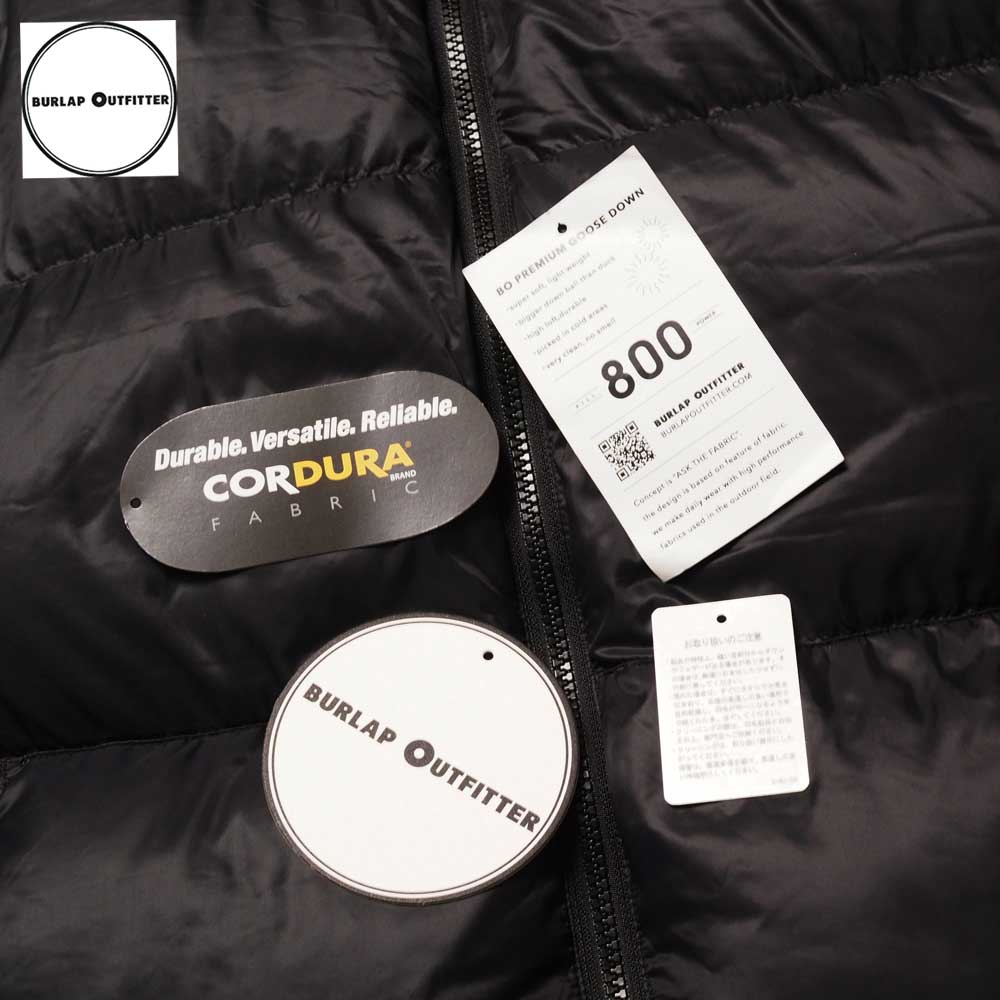 Burlap Outfitter �С���åץ����ȥե��å��� SCALA PARKA / BLACK