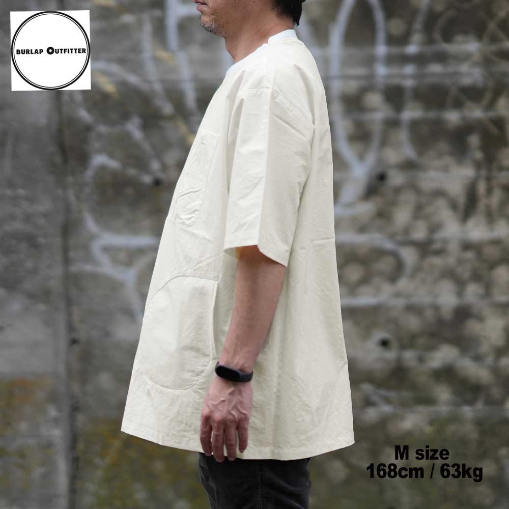 SUPPLEX NYLON S/S POCKET TEE / OFF WHITE / Burlap Outfitter �С���åץ����ȥե��å���