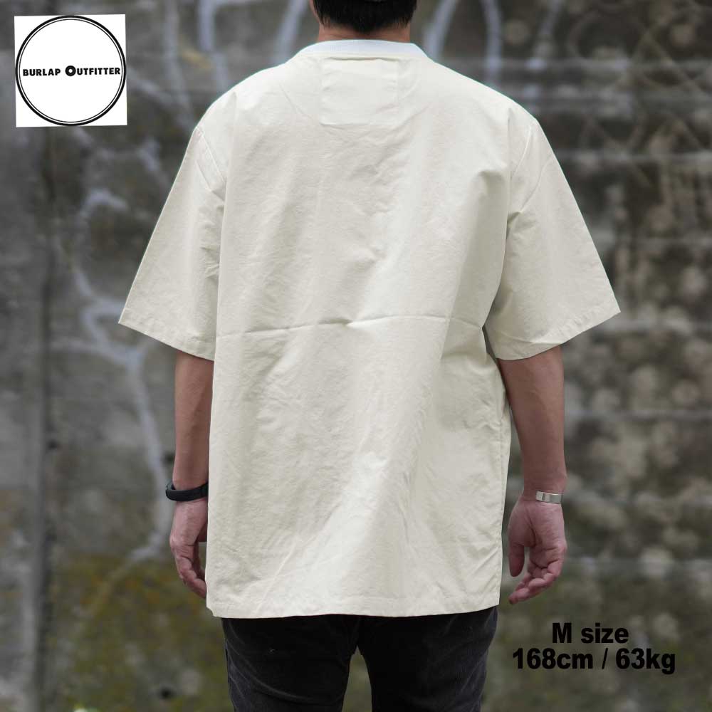 SUPPLEX NYLON S/S POCKET TEE / OFF WHITE / Burlap Outfitter �С���åץ����ȥե��å���