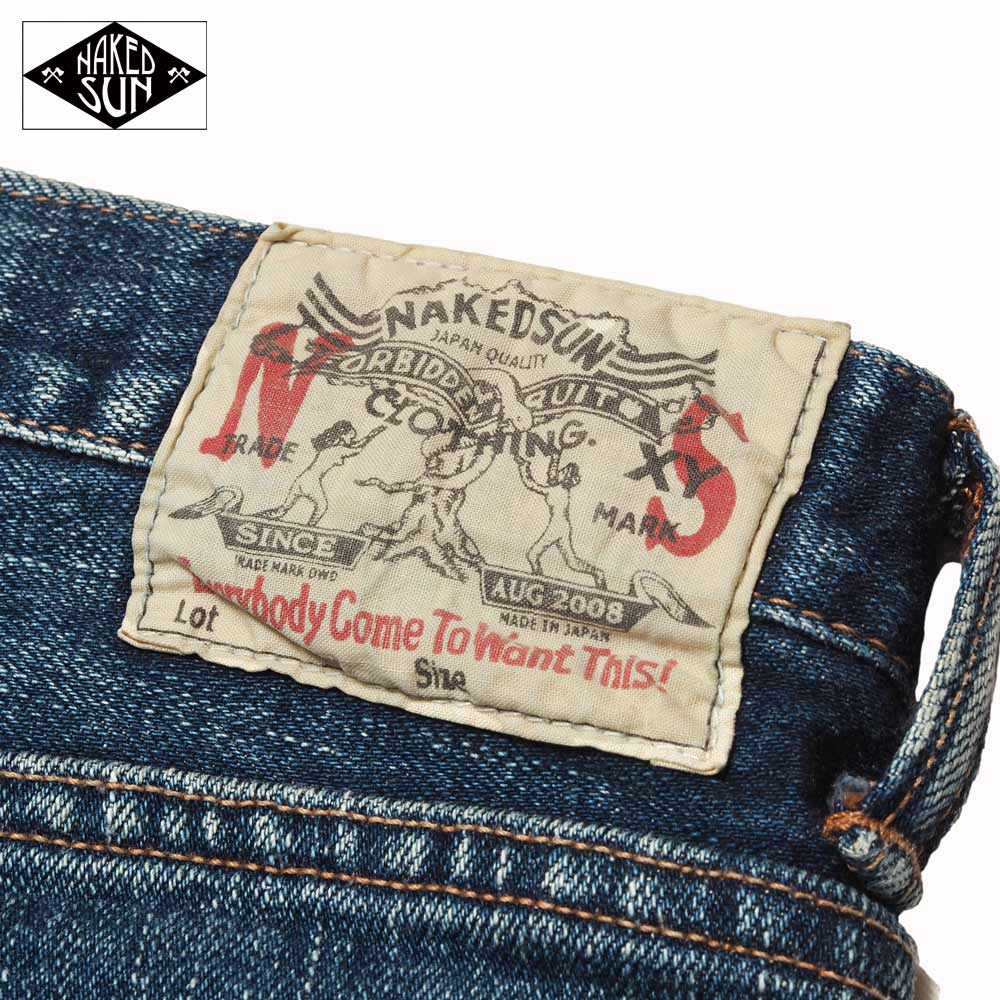 RED LINE 5POCKET TIGHT STRETCH FLARE NS010007 / IND USED WASH / NAKED SUN ͥåɥ