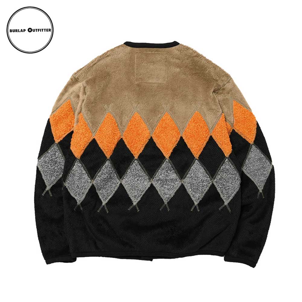 ARGYLE FLEECE CARDIGAN / OCP/BLACK / Burlap Outfitter �С���åץ����ȥե��å���