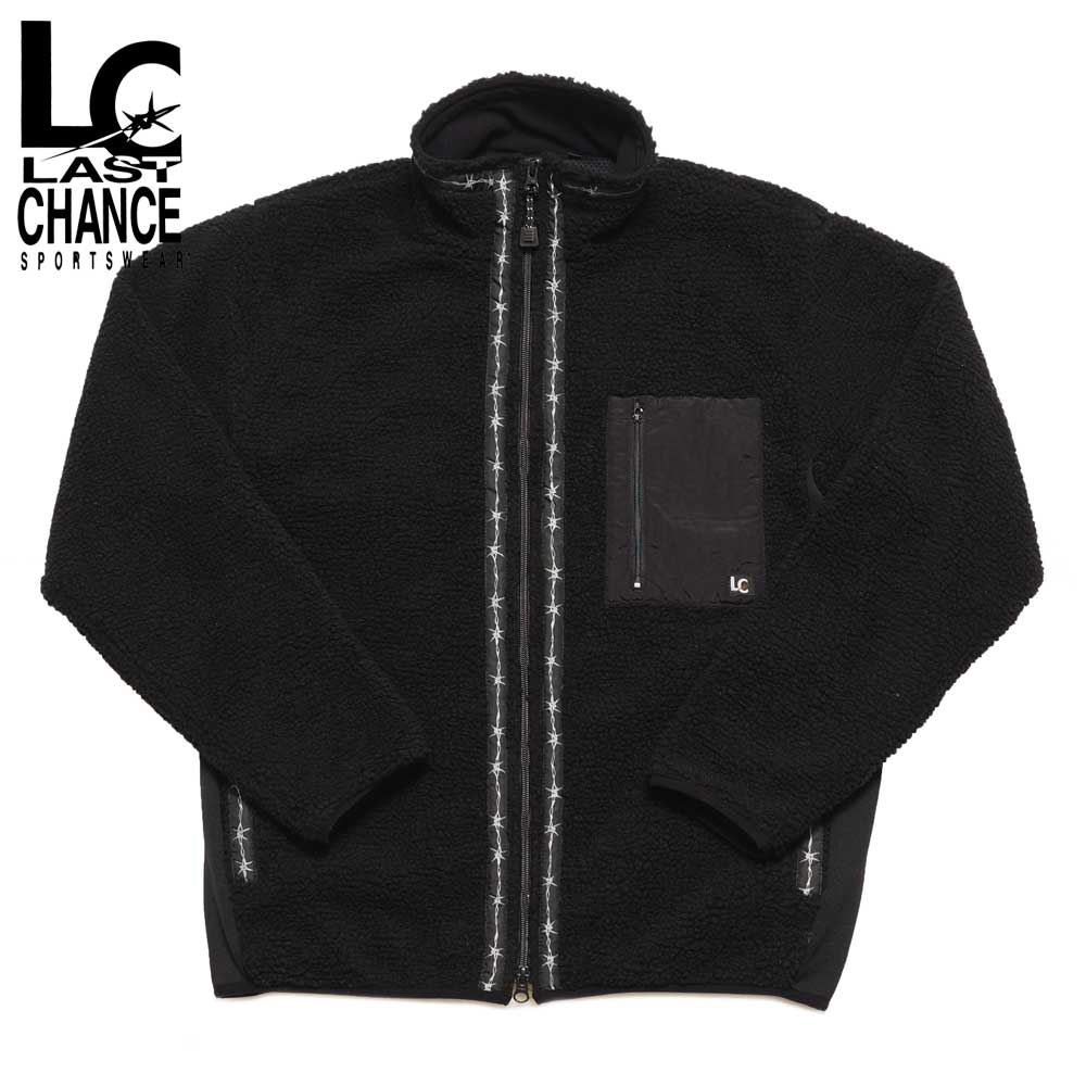 Last Chance �饹�ȥ���� RETRO BOA FULL ZIP JACKET / BLACK