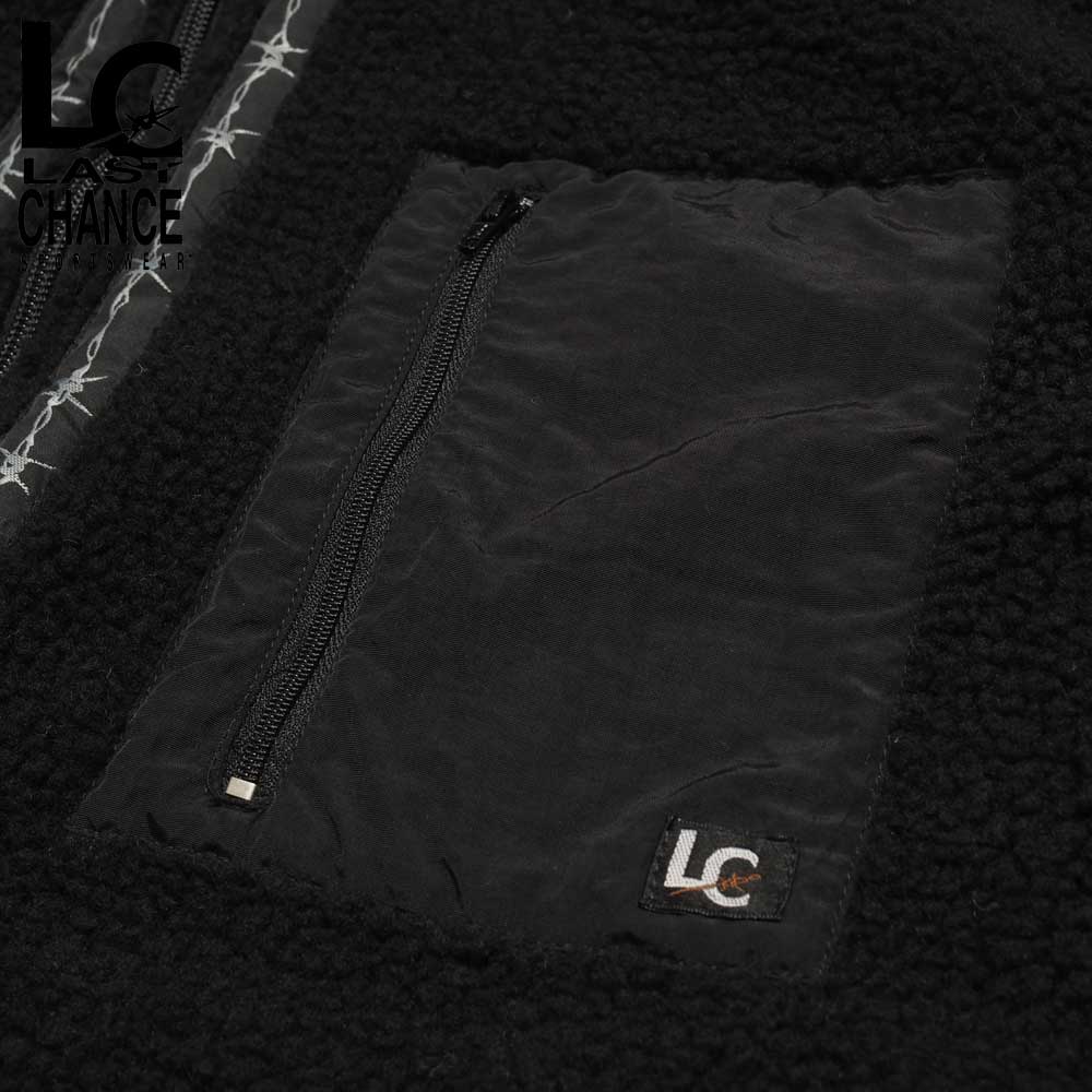 Last Chance �饹�ȥ���� RETRO BOA FULL ZIP JACKET / BLACK