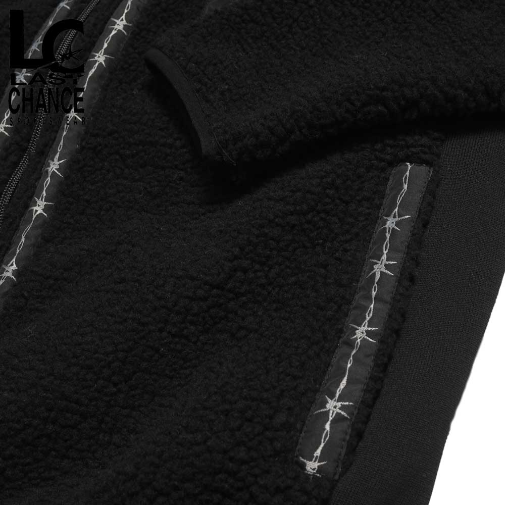 Last Chance �饹�ȥ���� RETRO BOA FULL ZIP JACKET / BLACK