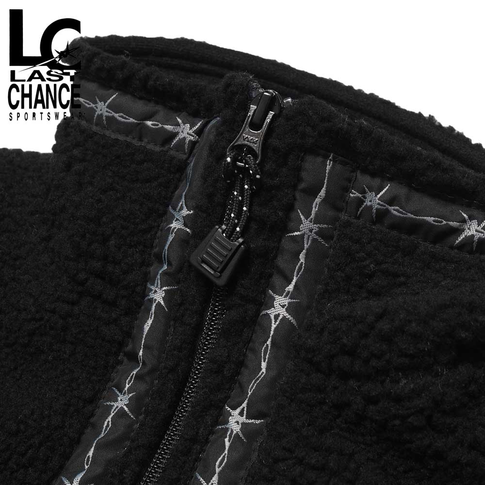 Last Chance �饹�ȥ���� RETRO BOA FULL ZIP JACKET / BLACK