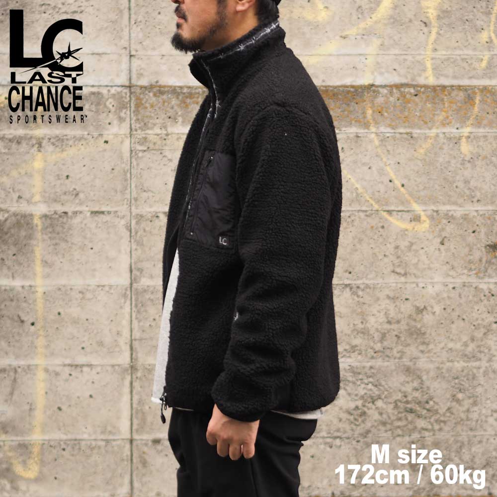 Last Chance �饹�ȥ���� RETRO BOA FULL ZIP JACKET / BLACK