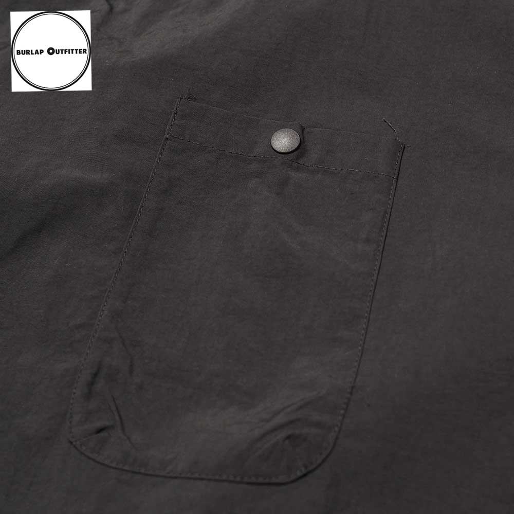 SUPPLEX NYLON S/S POCKET TEE / BLACK / Burlap Outfitter �С���åץ����ȥե��å���