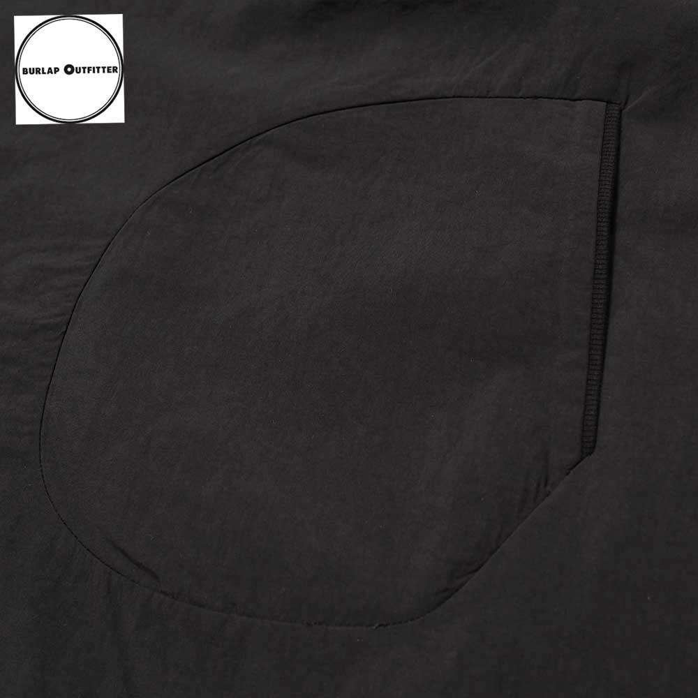 SUPPLEX NYLON S/S POCKET TEE / BLACK / Burlap Outfitter �С���åץ����ȥե��å���