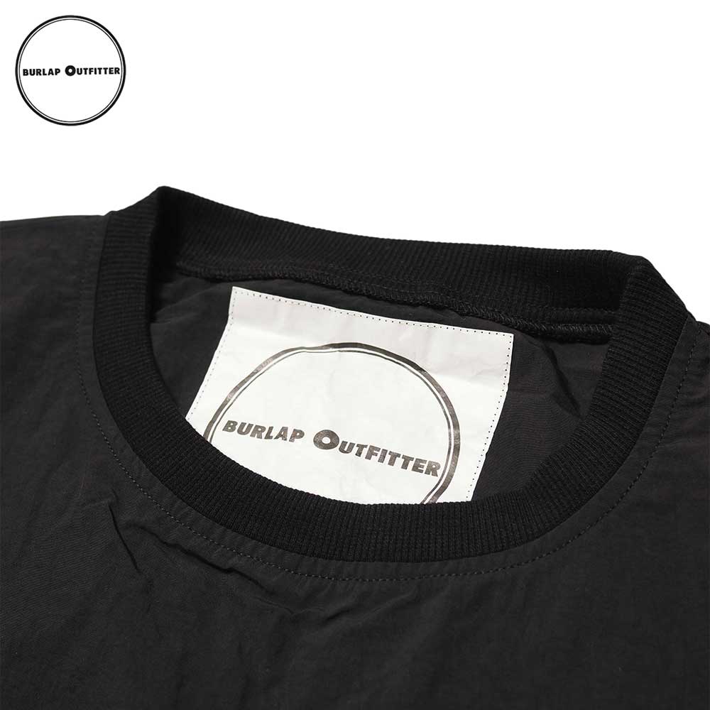 SUPPLEX NYLON S/S POCKET TEE / BLACK / Burlap Outfitter �С���åץ����ȥե��å���