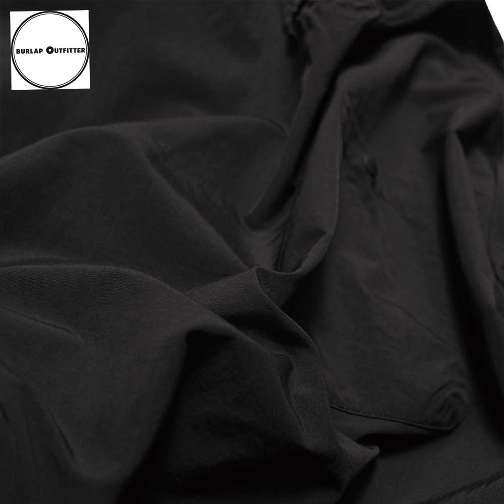 SUPPLEX NYLON S/S POCKET TEE / BLACK / Burlap Outfitter �С���åץ����ȥե��å���