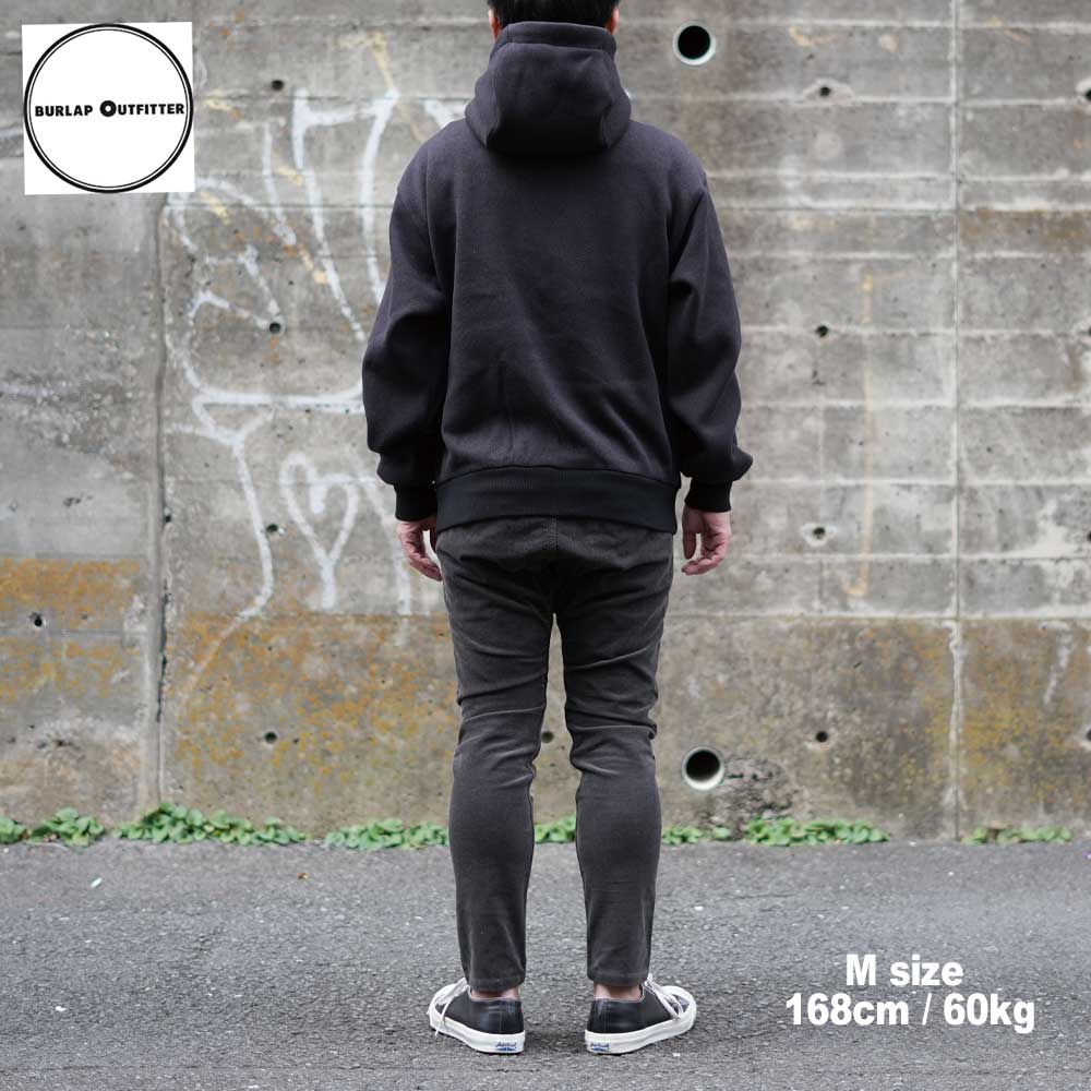 KNIT FLEECE F/Z HOODIE / BLACK / Burlap Outfitter Сåץȥեå