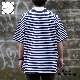 SUPPLEX NYLON S/S POCKET TEE PRINTED /NAVY/WHITE CANDY STRIPE / Burlap Outfitter �С���åץ����ȥե��å���