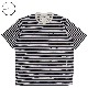 SUPPLEX NYLON S/S POCKET TEE PRINTED /NAVY/WHITE CANDY STRIPE / Burlap Outfitter �С���åץ����ȥե��å���
