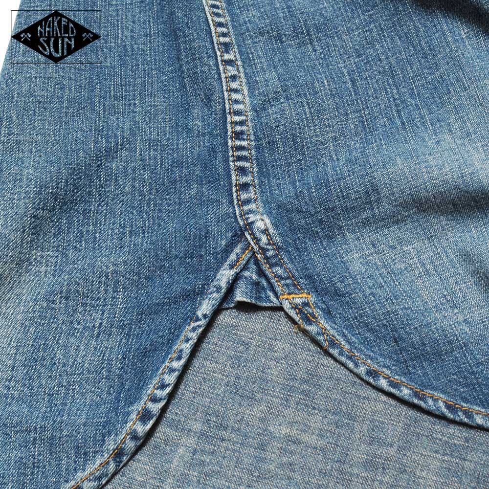 DENIM WESTERN SHIRT NS001003 / IND USED WASH / NAKED SUN ͥåɥ