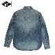 DENIM WESTERN SHIRT NS001003 / IND USED WASH / NAKED SUN ͥåɥ
