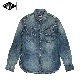 DENIM WESTERN SHIRT NS001003 / IND USED WASH / NAKED SUN ͥåɥ