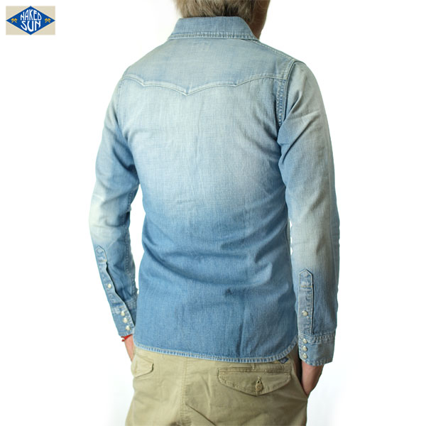 NAKED SUN / 27MW WESTERN DENIM SHIRTS ( USED-2 )