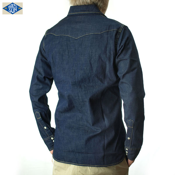 NAKED SUN �ͥ����åɥ��� 27MW DENIM WESTERN SHIRTS