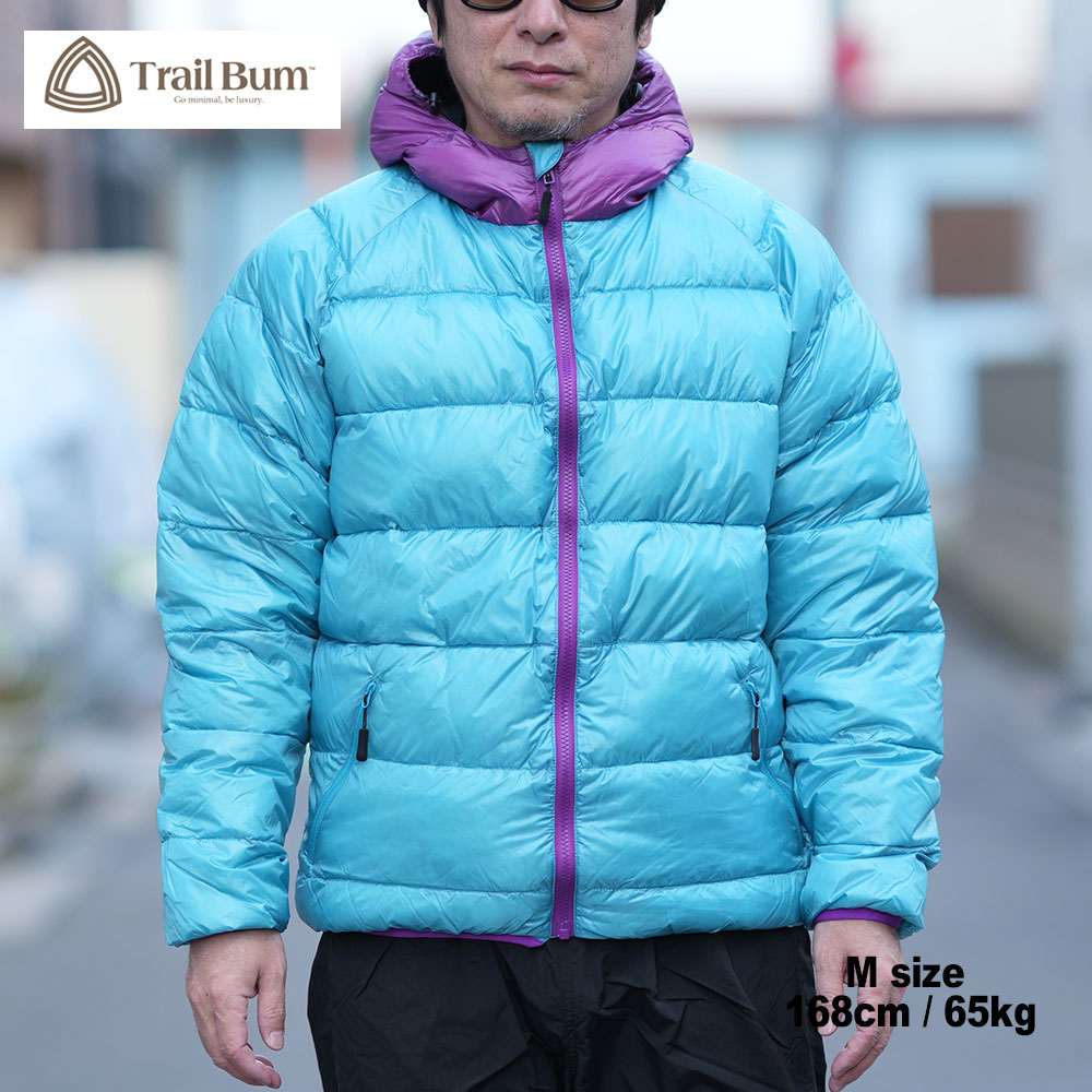 NOT BAD DOWN HOODY  / TURQUOISE / PURPLE / TRAIL BUM �ȥ쥤��Х� NANGA �ʥ�