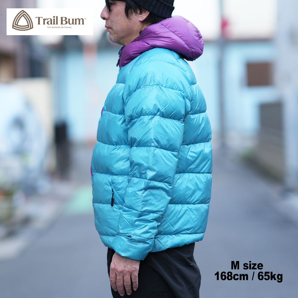 NOT BAD DOWN HOODY  / TURQUOISE / PURPLE / TRAIL BUM �ȥ쥤��Х� NANGA �ʥ�