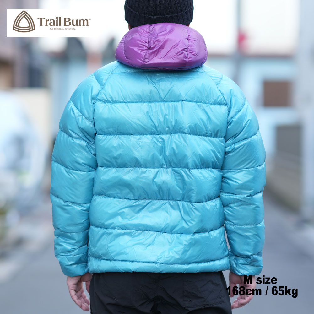 NOT BAD DOWN HOODY  / TURQUOISE / PURPLE / TRAIL BUM �ȥ쥤��Х� NANGA �ʥ�