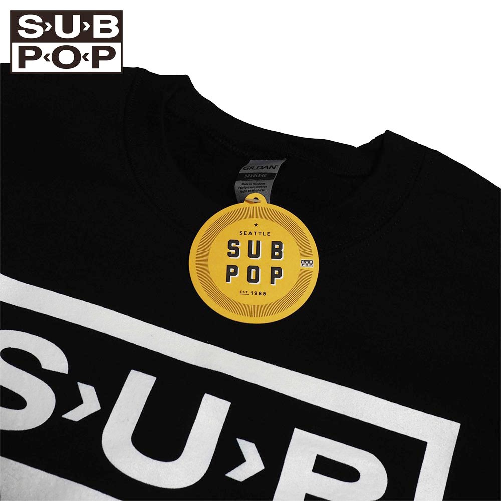 BIG CREW SWEAT 'SUB POP LOGO' / BLACK / SUB POP ڥ֥ݥåס
