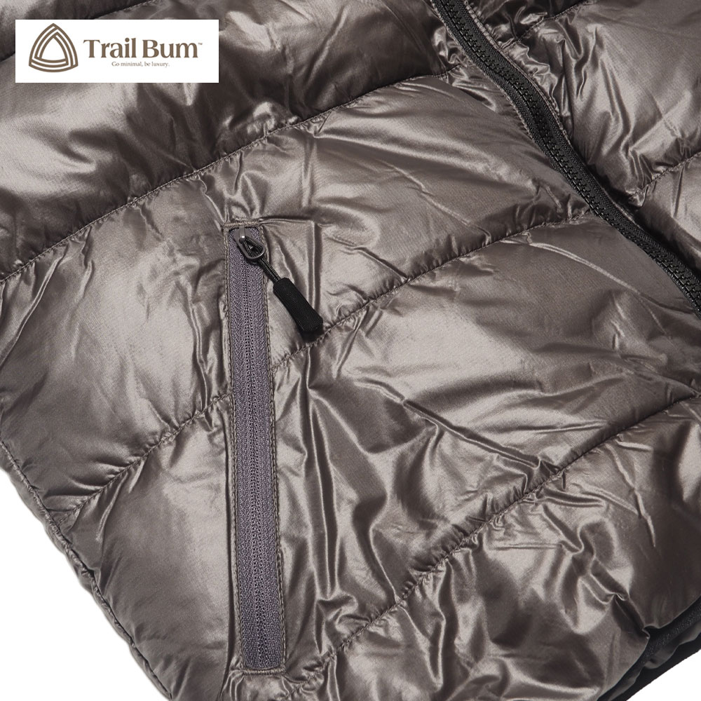 NOT BAD DOWN HOODY  / GRANITE GRAY / TRAIL BUM �ȥ쥤��Х� NANGA �ʥ�