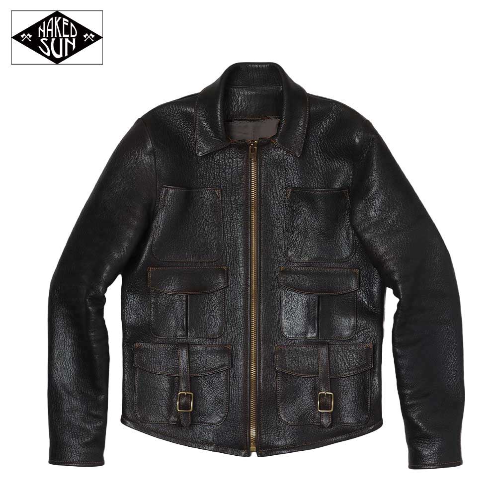 2024AWͽ���� NS000002 Thunder Road (34-42) / BROWN GOATSKIN / NAKED SUN �ͥ����åɥ���