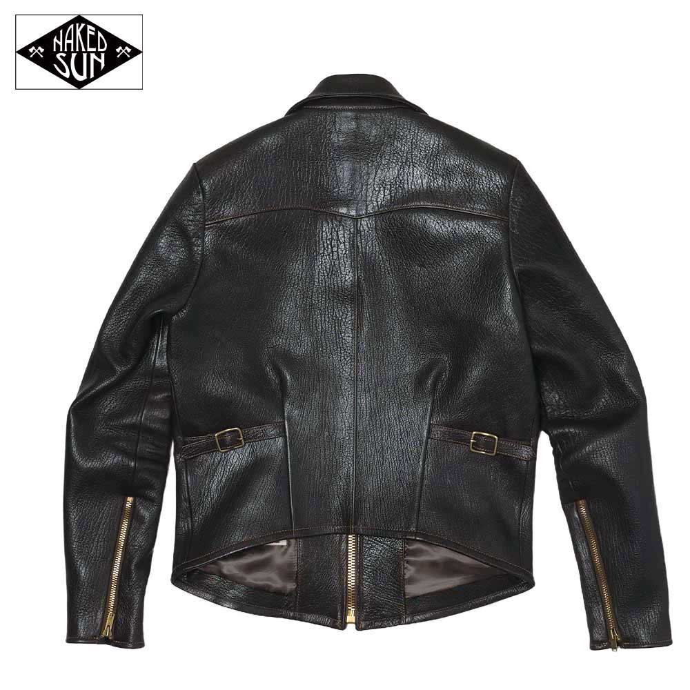 2024AWͽ���� NS000002 Thunder Road (34-42) / BROWN GOATSKIN / NAKED SUN �ͥ����åɥ���