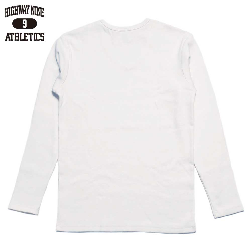 V-NECK RIB L/S Tee  / WHITE / HIGHWAY NINE �ϥ��������ʥ���