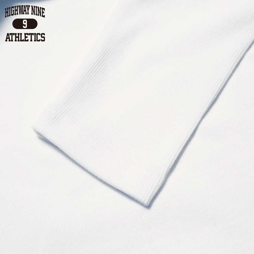 V-NECK RIB L/S Tee  / WHITE / HIGHWAY NINE �ϥ��������ʥ���