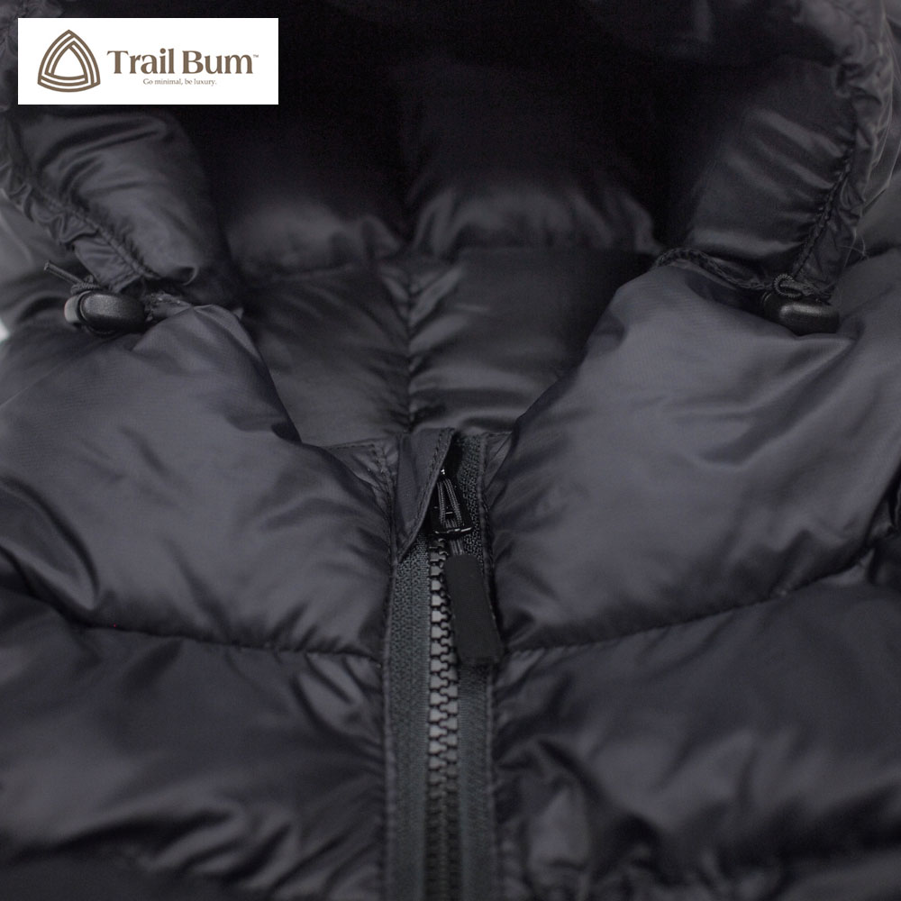 NOT BAD DOWN HOODY  / BLACK / TRAIL BUM �ȥ쥤��Х� NANGA �ʥ�