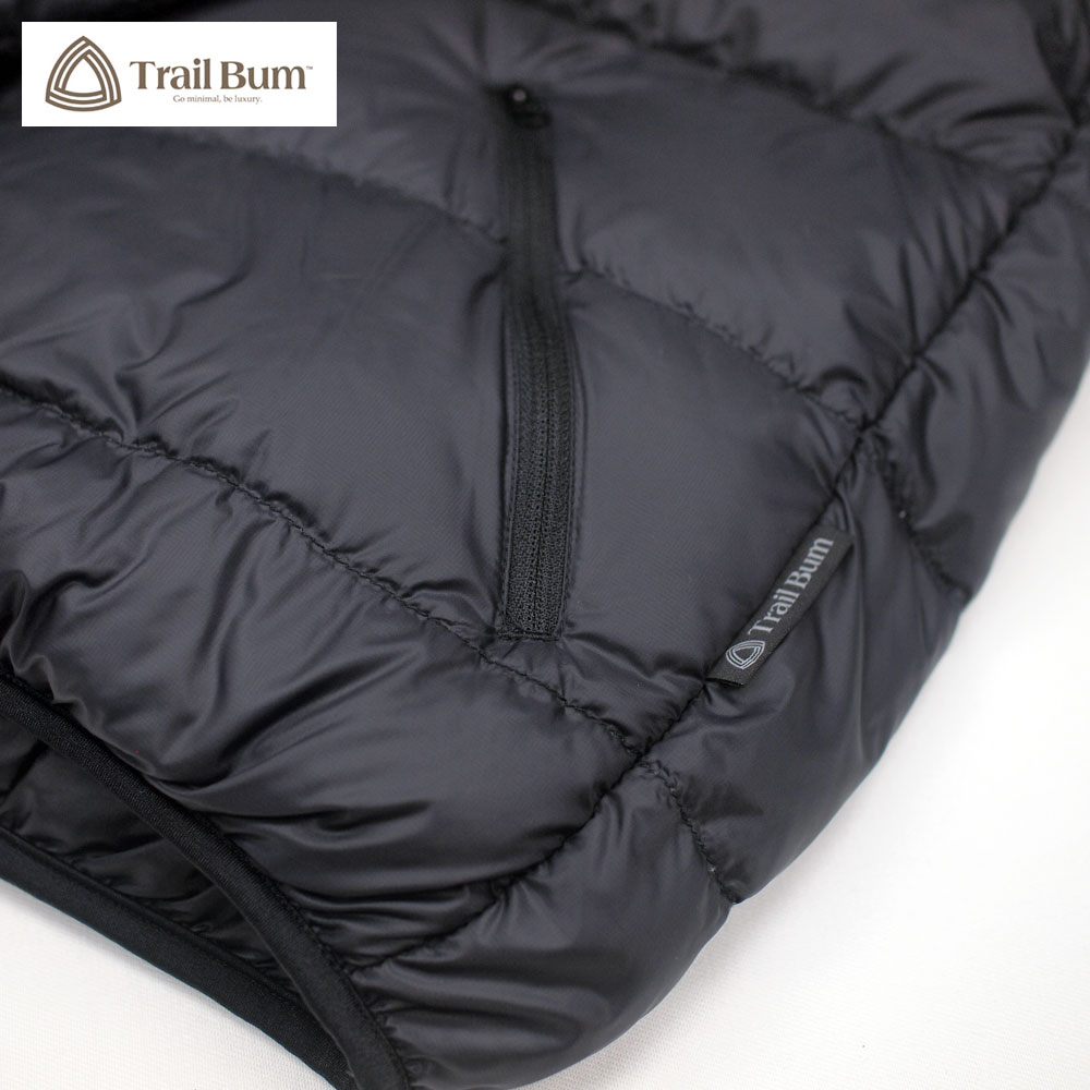 NOT BAD DOWN HOODY  / BLACK / TRAIL BUM �ȥ쥤��Х� NANGA �ʥ�