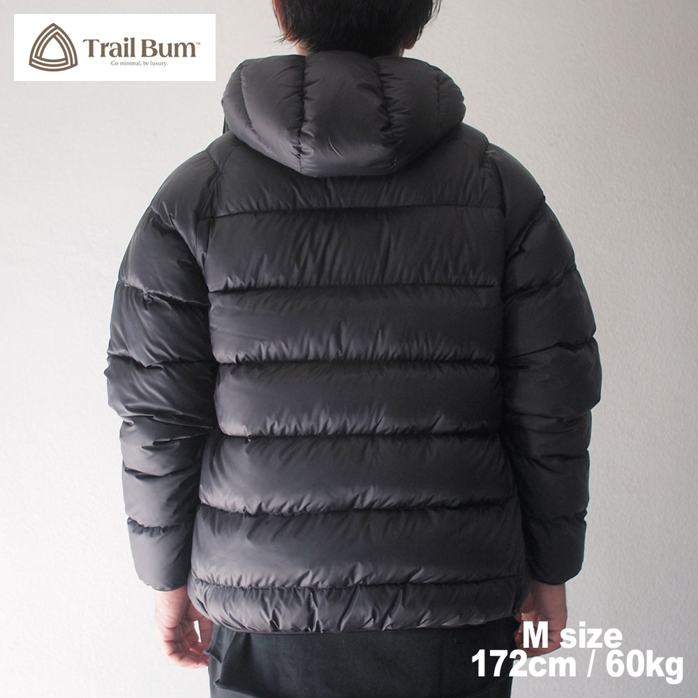 NOT BAD DOWN HOODY  / BLACK / TRAIL BUM �ȥ쥤��Х� NANGA �ʥ�