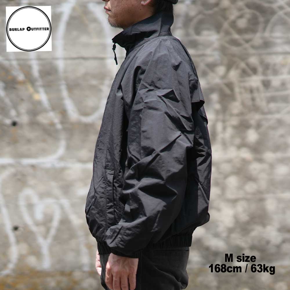 TRACK JACKET / �ȥ�å� ���㥱�å� / BLACK / Burlap Outfitter �С���åץ����ȥե��å���