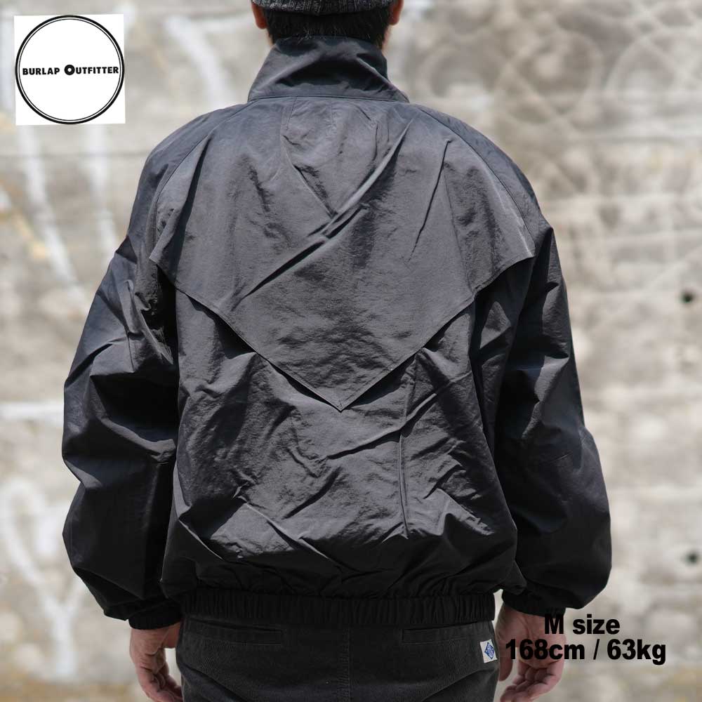 TRACK JACKET / �ȥ�å� ���㥱�å� / BLACK / Burlap Outfitter �С���åץ����ȥե��å���