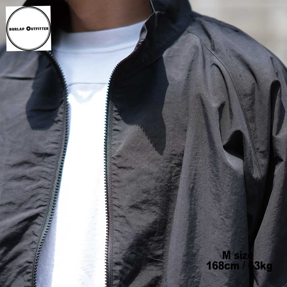 TRACK JACKET / �ȥ�å� ���㥱�å� / BLACK / Burlap Outfitter �С���åץ����ȥե��å���