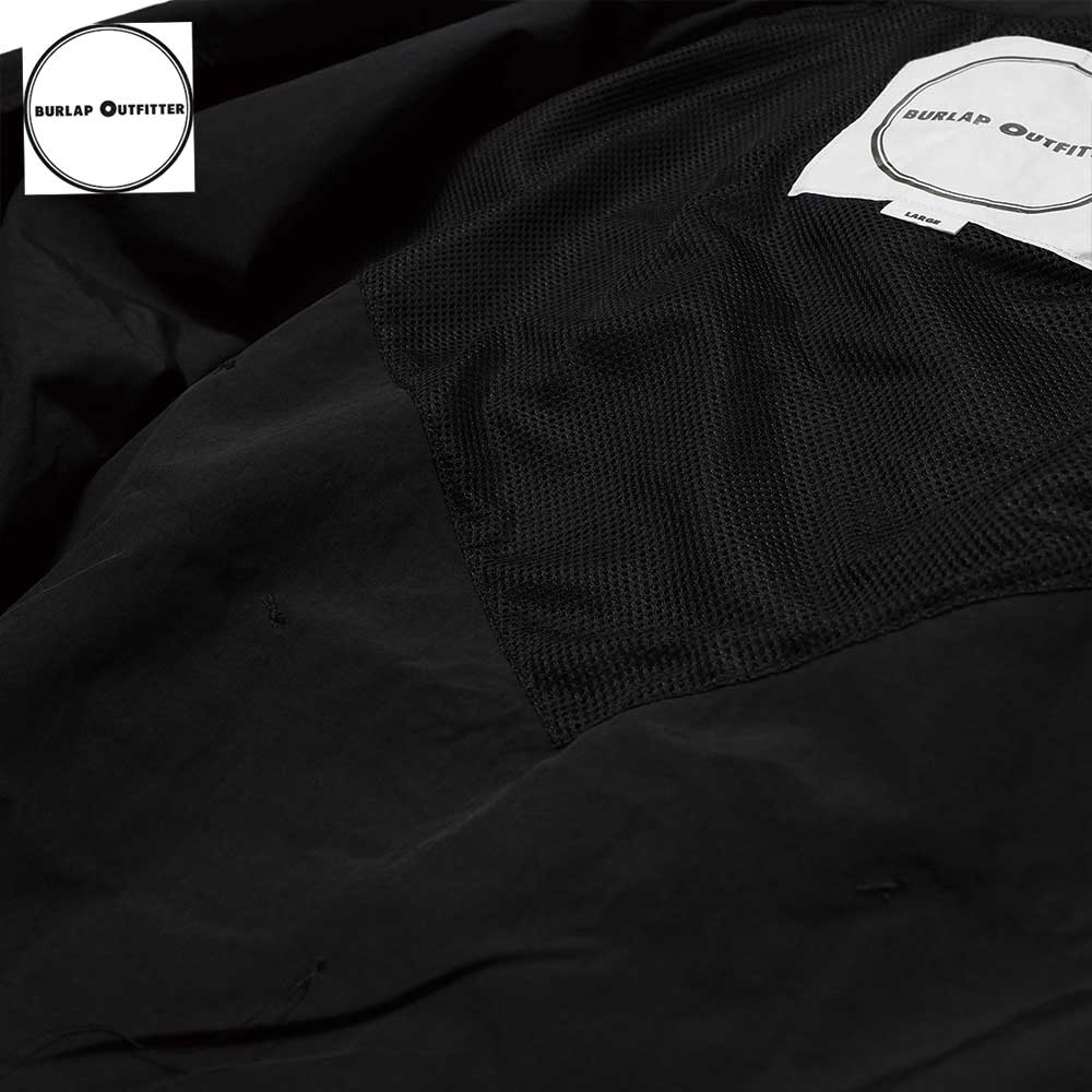 TRACK JACKET / �ȥ�å� ���㥱�å� / BLACK / Burlap Outfitter �С���åץ����ȥե��å���