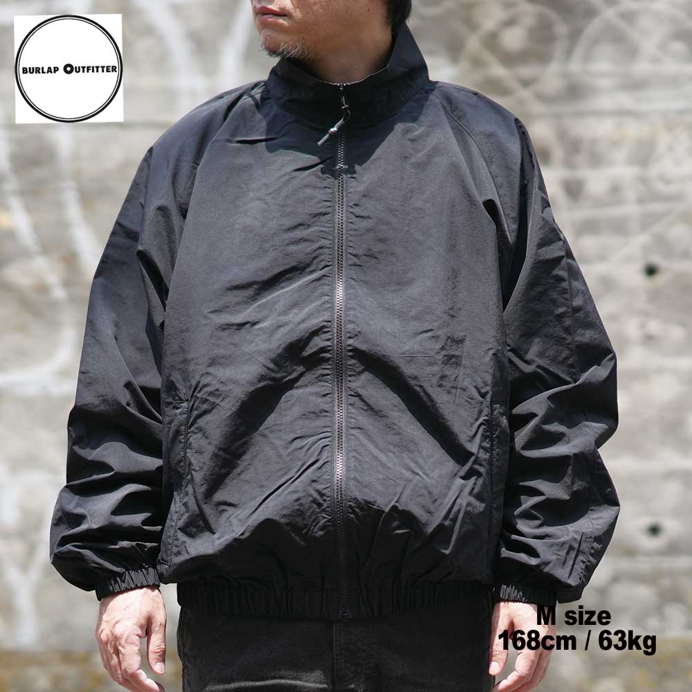 TRACK JACKET / �ȥ�å� ���㥱�å� / BLACK / Burlap Outfitter �С���åץ����ȥե��å���