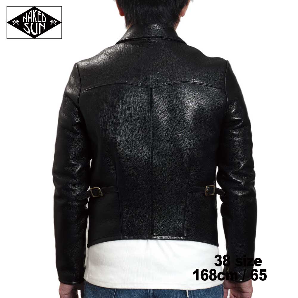 2024AWͽ���� NS000002 Thunder Road (34-42) / BLACK GOATSKIN / NAKED SUN �ͥ����åɥ���