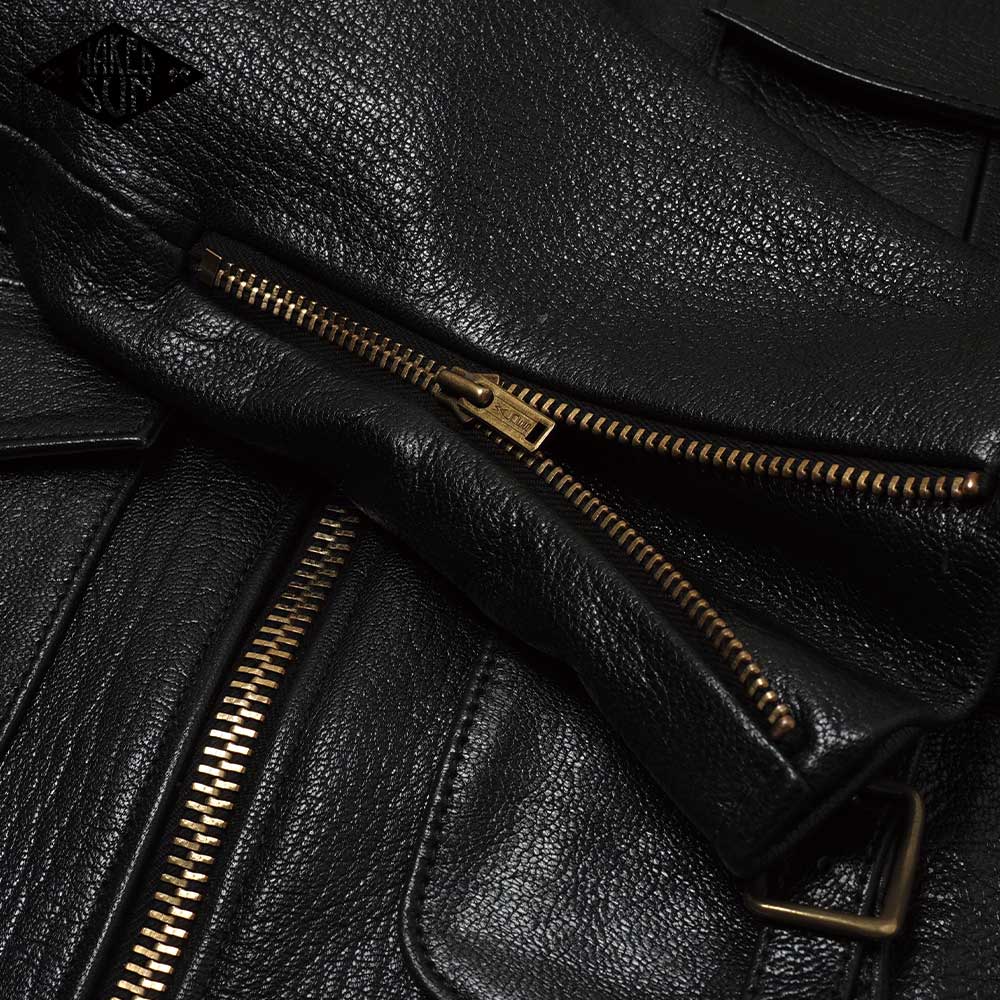 2024AWͽ���� NS000002 Thunder Road (34-42) / BLACK GOATSKIN / NAKED SUN �ͥ����åɥ���