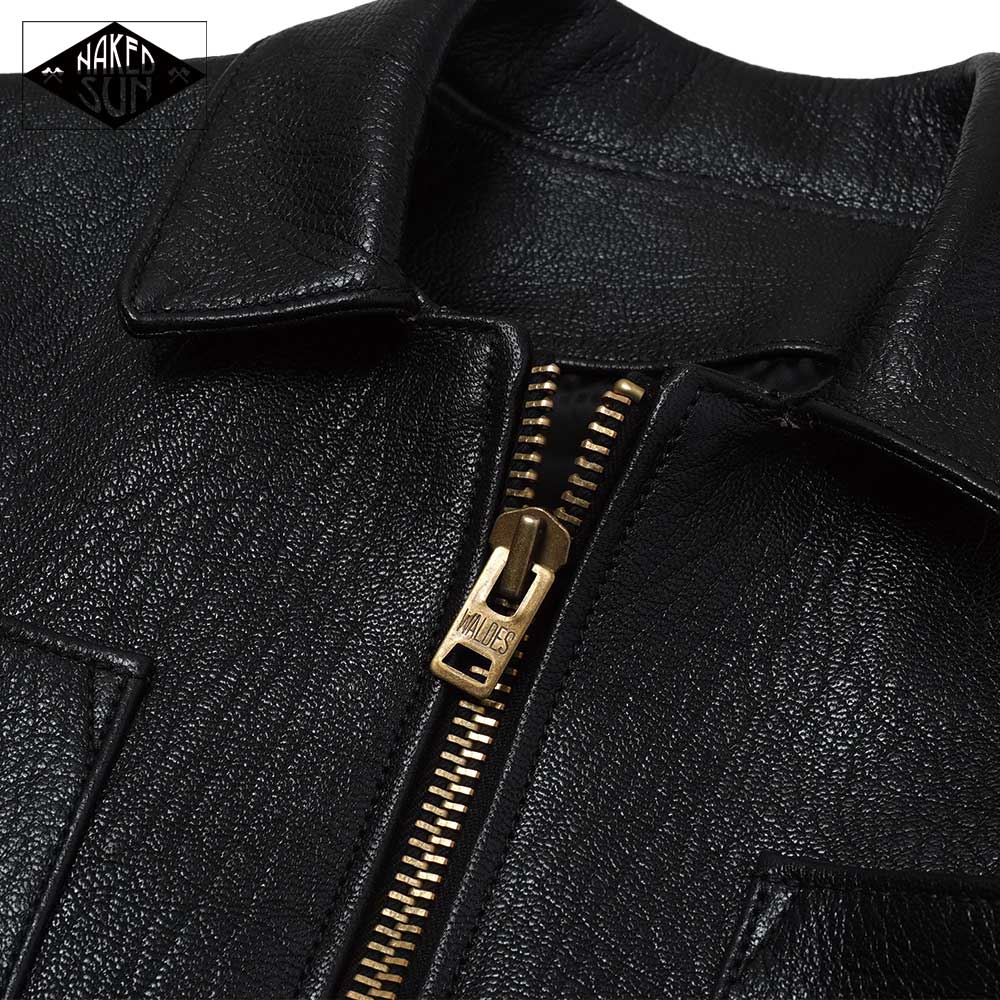 2024AWͽ���� NS000002 Thunder Road (34-42) / BLACK GOATSKIN / NAKED SUN �ͥ����åɥ���