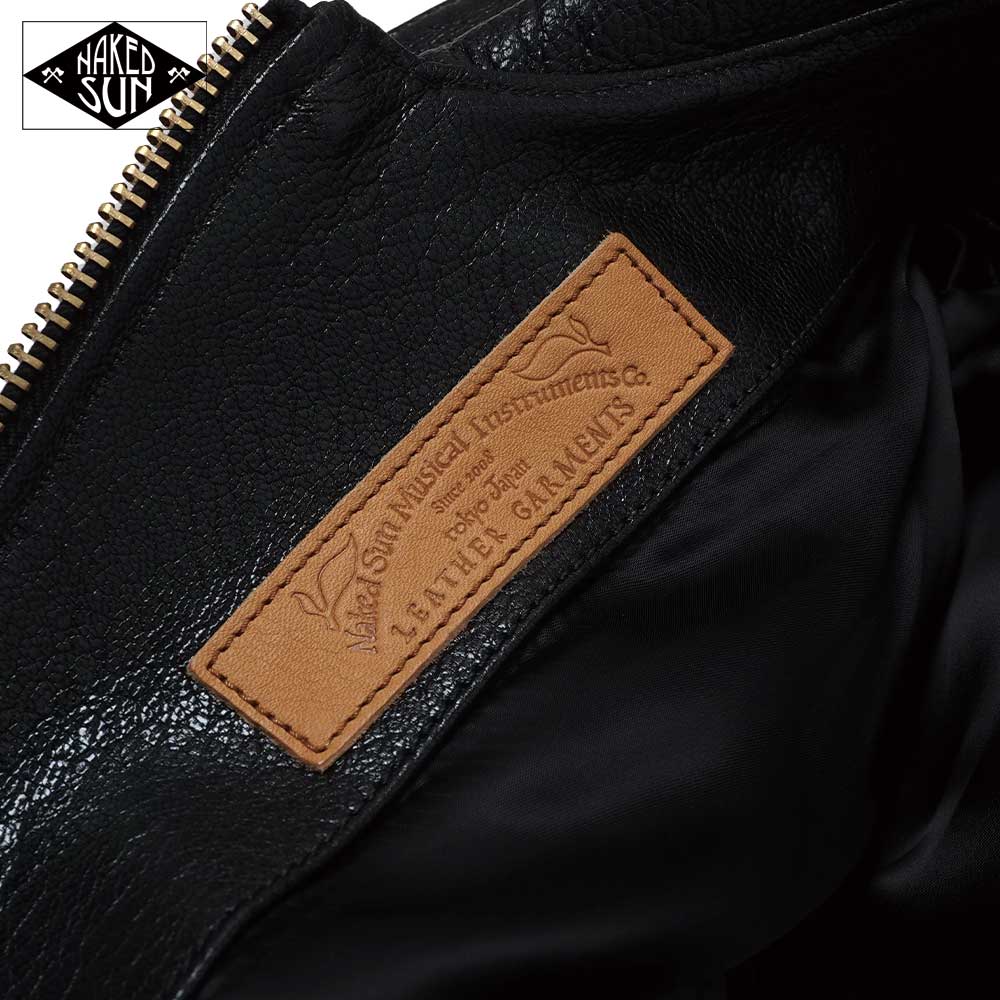 2024AWͽ���� NS000002 Thunder Road (34-42) / BLACK GOATSKIN / NAKED SUN �ͥ����åɥ���