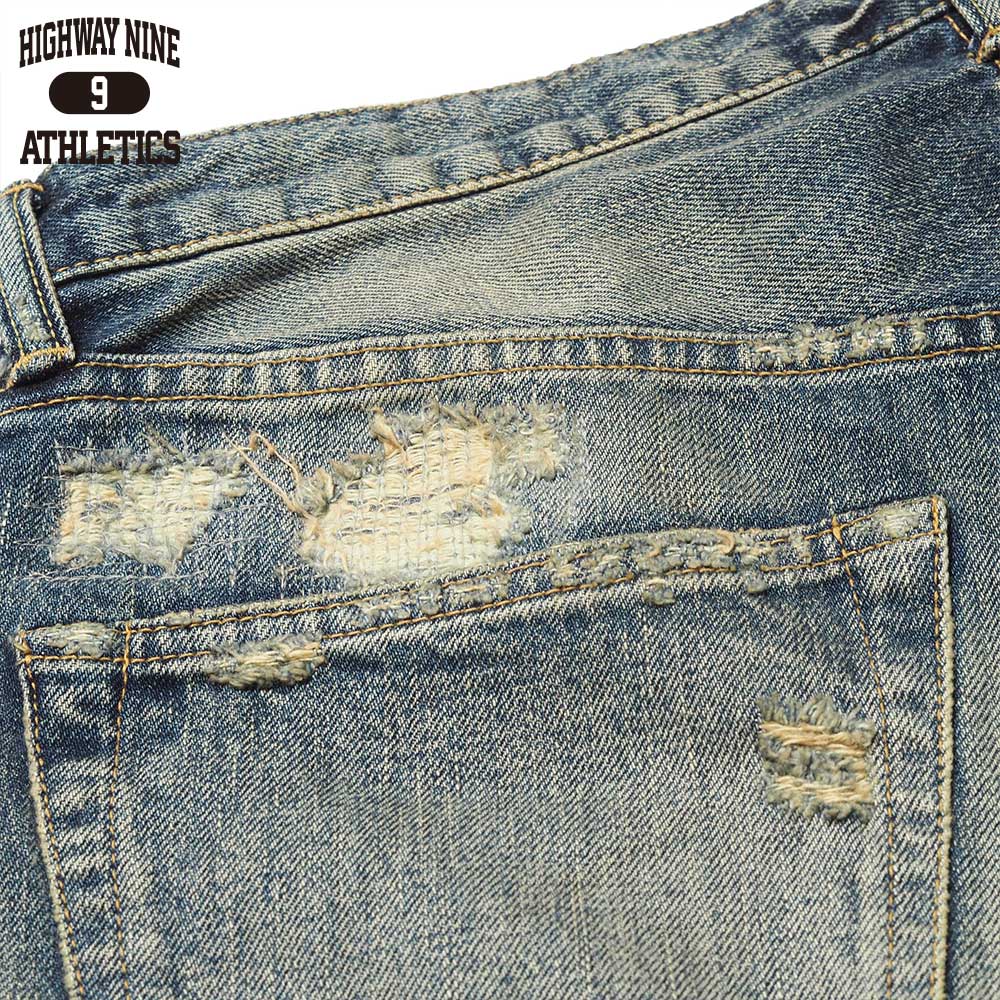 RED LINE 5POCKET LOOSE STRAIGHT HN010007 / REP2 / HIGHWAY NINE �ϥ��������ʥ���