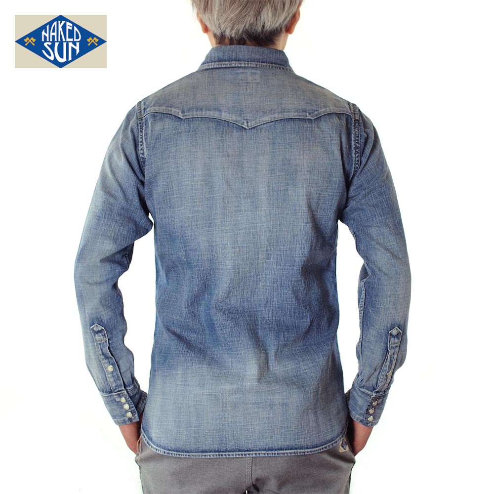 NAKED SUN / 27MW WESTERN DENIM SHIRTS ( USED-1 )