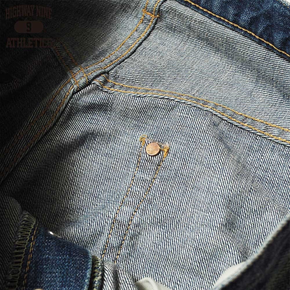 RED LINE 5POCKET LOOSE STRAIGHT HN010007 / REP1 / HIGHWAY NINE �ϥ��������ʥ���