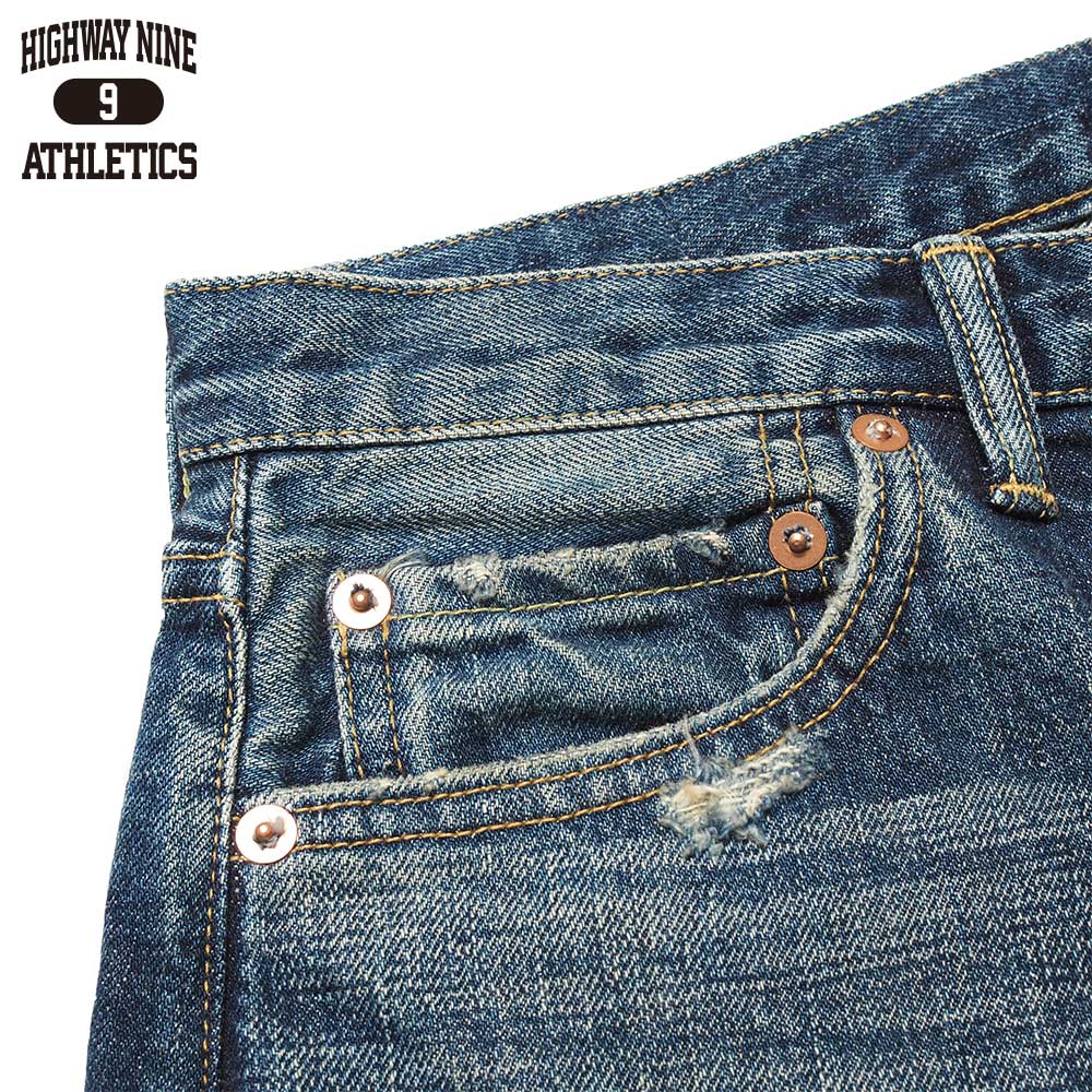 RED LINE 5POCKET LOOSE STRAIGHT HN010007 / REP1 / HIGHWAY NINE �ϥ��������ʥ���