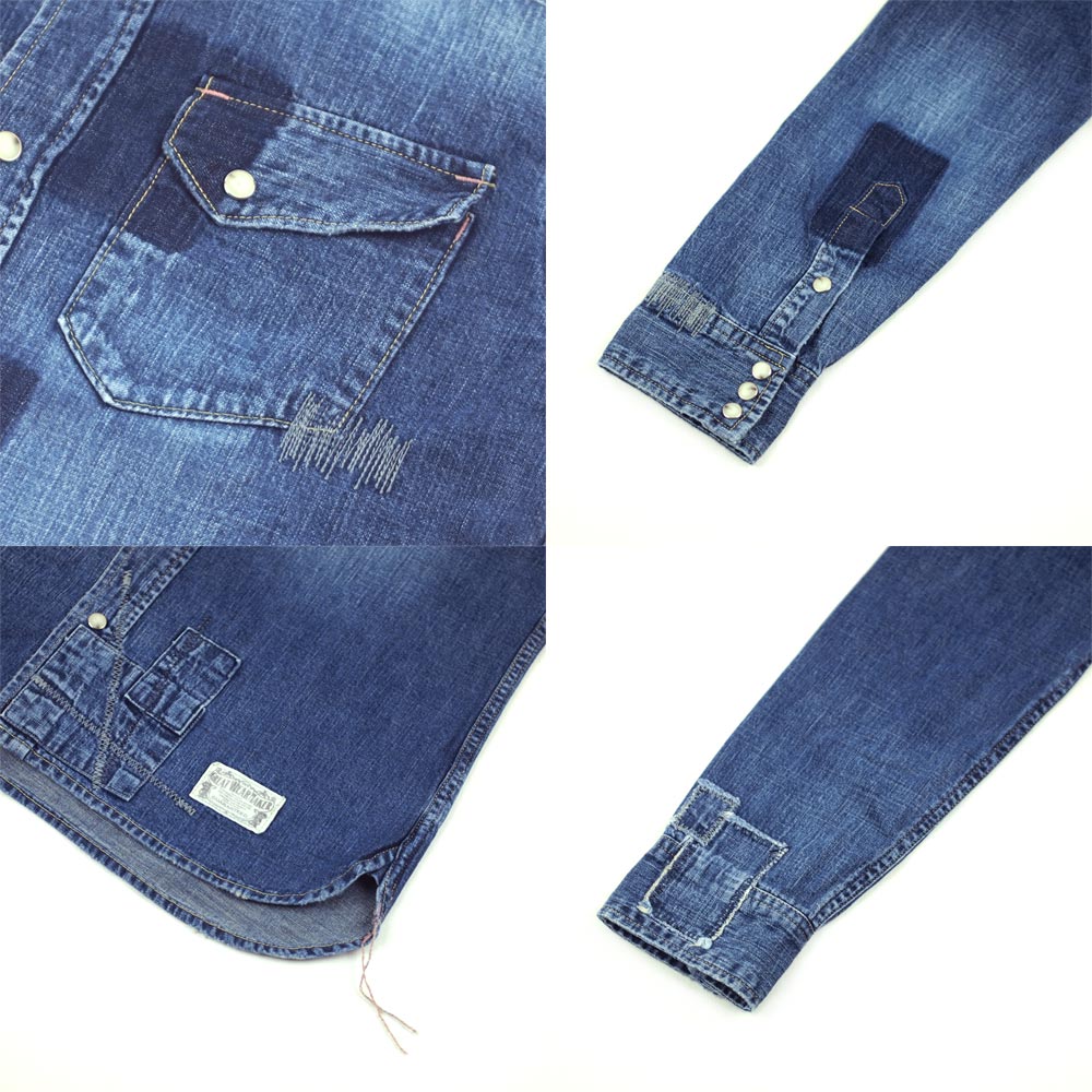 NAKED SUN / 27MW WESTERN DENIM SHIRTS ( USED-SP7S )