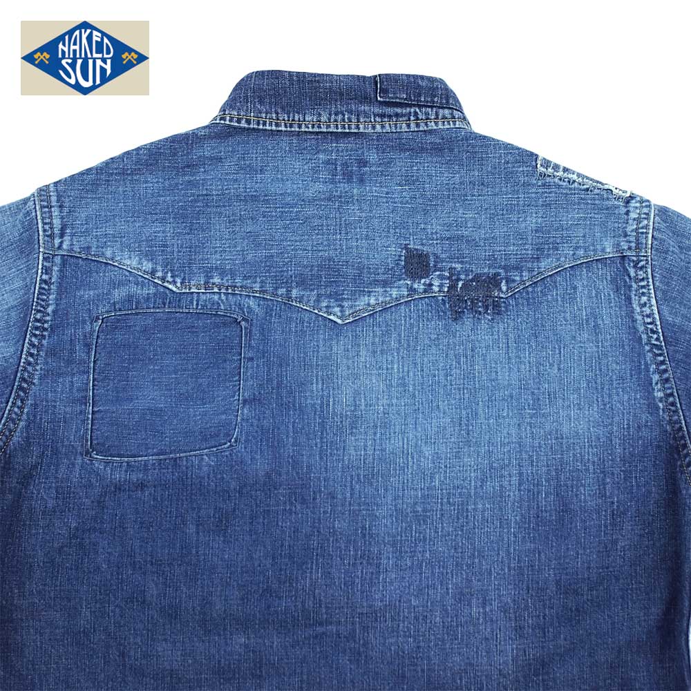 NAKED SUN / 27MW WESTERN DENIM SHIRTS ( USED-SP7S )