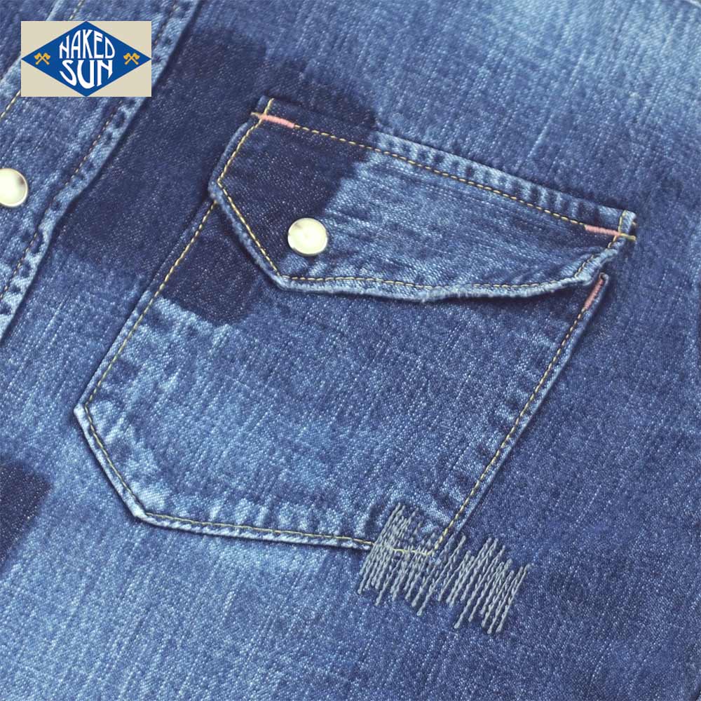 NAKED SUN / 27MW WESTERN DENIM SHIRTS ( USED-SP7S )